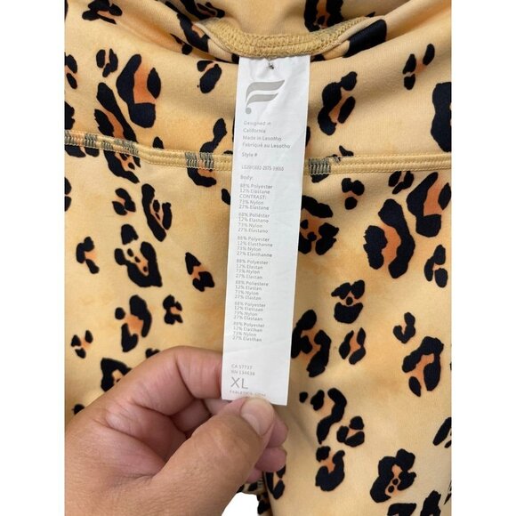Fabletics Powerhold Leopard Print On-The-Go High-Waisted Leggings Size XL - Picture 6 of 8
